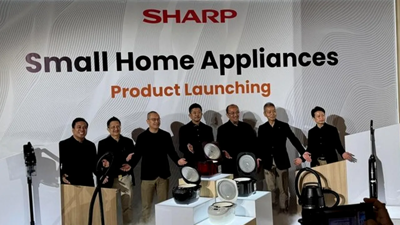 Sharp Rilis Small Home Appliance di Indonesia Ada Rice Cooker hingga Vacuum Cleaner